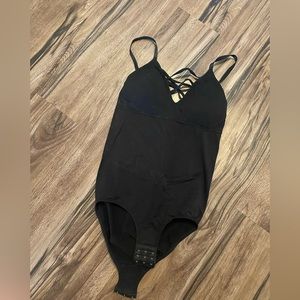 Bodysuit with strappy details